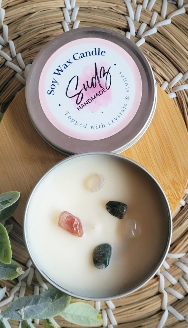 Stone & Crystal Soy Candle