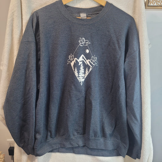 Mountain/ Nature Life Oversized Sweatshirt