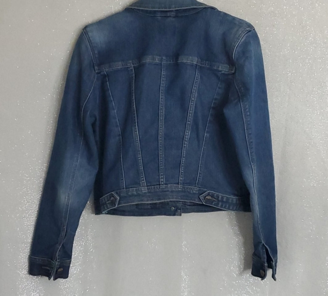 DKNY Women's Jean Jacket- LG