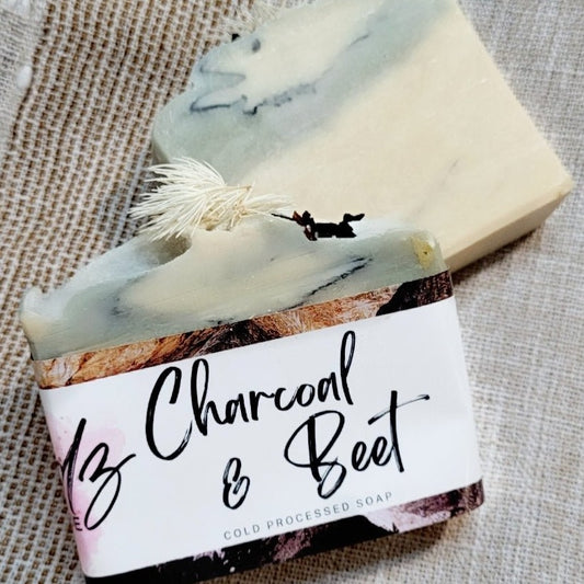 Charcoal & Beet Soap - SUDZ HANDMADE