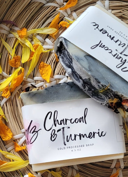 Charcoal & Tumeric Bar - SUDZ HANDMADE